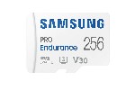 Samsung 256 GB micro SD PRO Endurance, Adapter, Class10, Waterproof, Magnet-proof, Temperature-proof, X-ray-proof, Read 100 MB/s - Write 40 MB/s