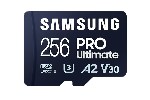Samsung 256GB micro SD Card PRO Ultimate with Adapter , UHS-I, Read 200MB/s - Write 130MB/s, U3, V30, A2