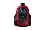 Samsung VC07M2110SR/GE, Vacuum Cleaner with Cyclone Force and Anti-Tangle Turbine, Power 700W, Suction Power 180W, noise 80 dB, Bagless Type, Dust Capacity 1.5 l, Vitality Red