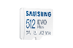 Карта памет Samsung EVO Plus, microSDXC, UHS-I, 64GB, Адаптер