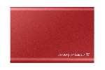SAMSUNG Portable SSD T7 2TB external USB 3.2 Gen 2 metallic red