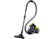 Samsung VC15F50VN3Y/GE, Vacuum Cleaner, Power 1500, Suction Power  370, Cyclone Force, Hepa Filter, Bagless Type, Telescopic Steel, Yellow