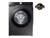 Samsung WW90T504DAX/S7, Washing Machine,   9 kg, 1400 rpm,   Energy Efficiency A, Eco Bubble, AI Control, Hygiene Steam, Spin Efficiency B,   Inox