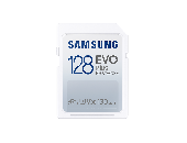 Карта памет Samsung EVO Plus, SD Card, 128GB, Бяла