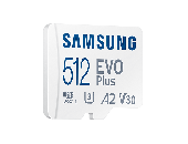 Карта памет Samsung EVO Plus, microSDXC, UHS-I, 512GB, Адаптер