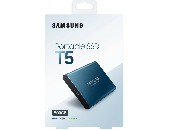 Samsung Portable SSD T5 500GB USB-C 3.1, 3D V-NAND, 540 MB/s read, 540 MB/s write, 256-Bit-AES