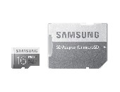 Samsung MicroSD card Pro series with Adapter, 16GB , Class10, UHS-1 Grade3 , Speed Read 90MB/s, Speed Write 60MB/s