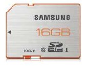 Samsung 16GB SD Card Plus (Class10, UHS-1 Grade0, Up to 48MB/S)